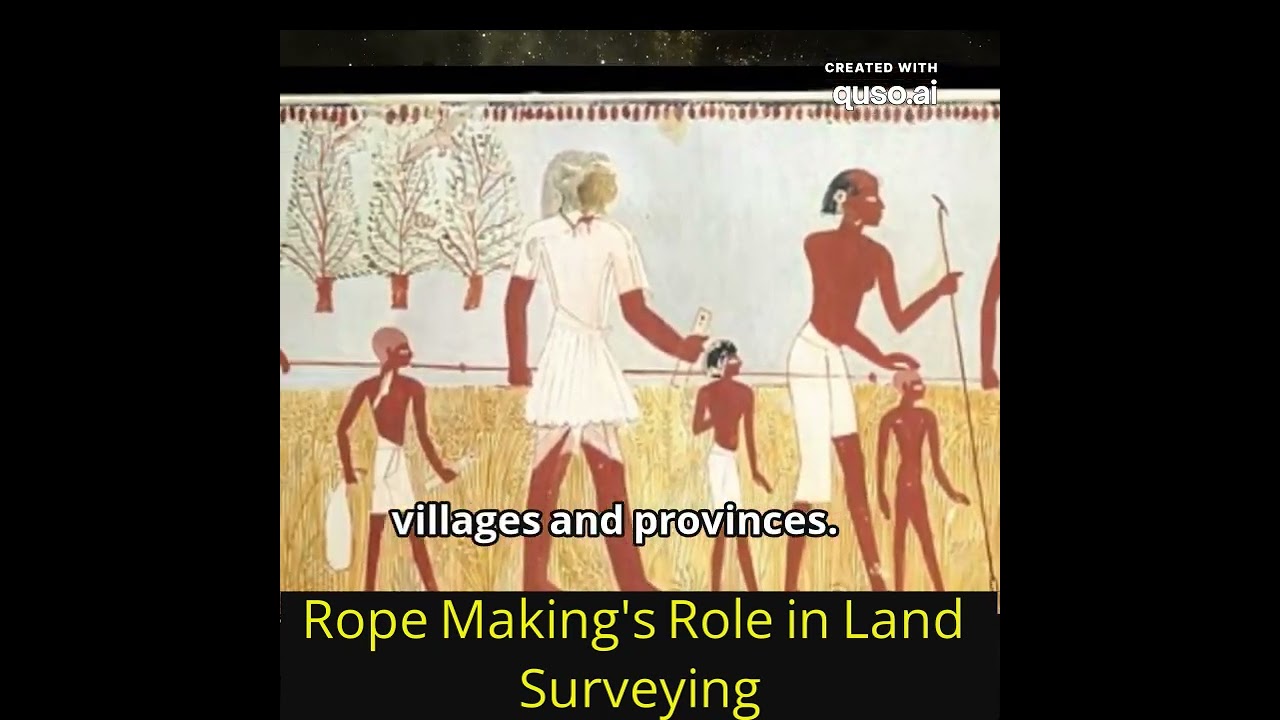 Rope Making's Role In Land Surveying