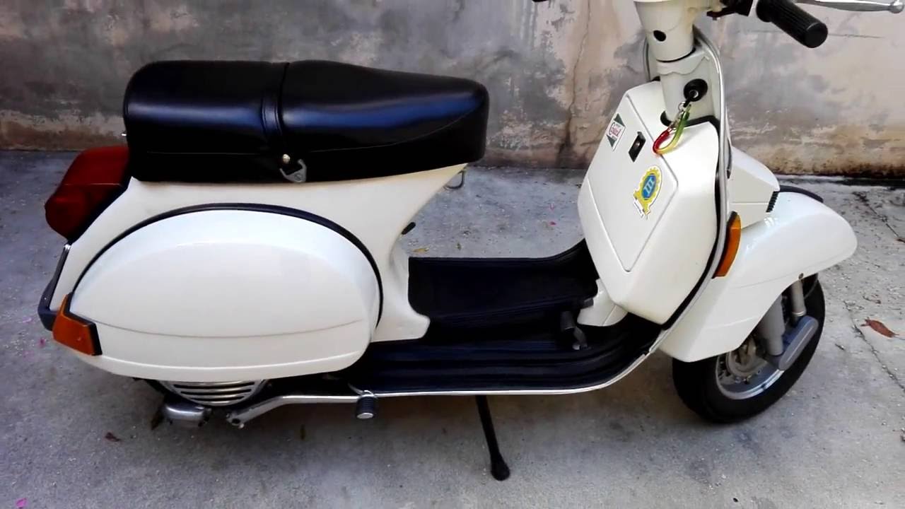 Vespa px125e arcobaleno sound  YouTube