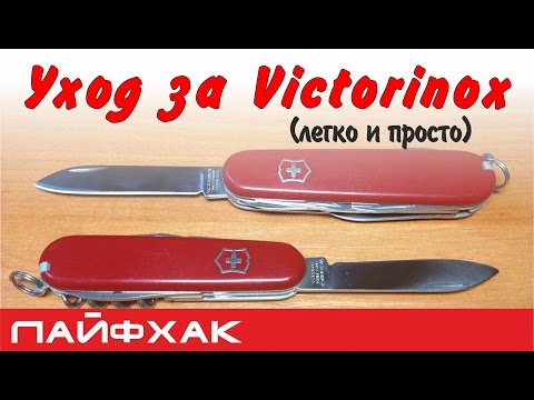 Victorinox как снять накладки Обслуживание и уход за складным ножом Victorinox