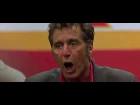 Any Given Sunday - Al Pacino Life is a Game of Inches Football