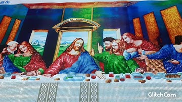 Tranh gắn đá Bữa tiệc ly