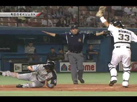 M6-7F 7月30日 日ハム8回表に一挙6点を入れ大逆転勝ち！試合ダイジェスト