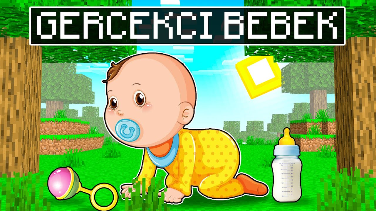 ISMETRG GERÇEKÇİ BEBEK OLDU 👶🏻 - Minecraft - YouTube