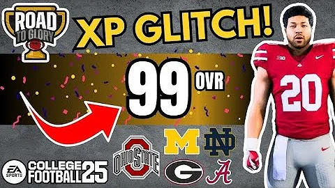 College Football 26 Road To Glory XP Glitch (ALWAYS WORKS)
