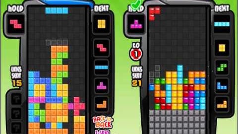 T-Spin On Egyptian Dance Map (Most Epic Comeback!) Win Tetris Battle