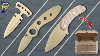 DO NOT THROW IT AWAY! How to make a DUAL DAGGERS FLIP KNIFE SCORPION out of cardboard from STANDOFF