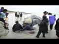 Exploding Southern Right Whale on beach near Cape Town   14 Sept 2005