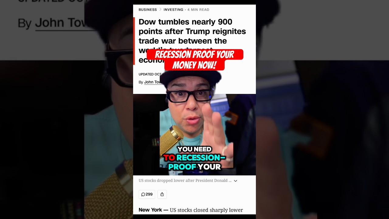 rewrite this title in 20 words or less (do not provide multiple options): Recession Proof Your Money W/ Gold! #shorts #credit #money #finance #investing #invest #goldira