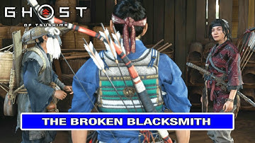 THE BROKEN BLACKSMITH Walkthrough - Ghost of Tsushima Walkthrough - No Commentary [PS4 Pro]