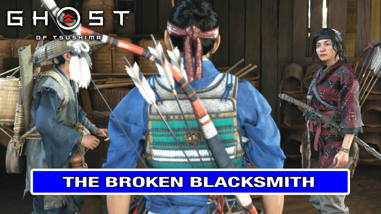 THE BROKEN BLACKSMITH Walkthrough - Ghost of Tsushima Walkthrough - No Commentary [PS4 Pro]