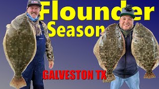 Flounder Fishing for 20 inch Flounder Galveston Texas