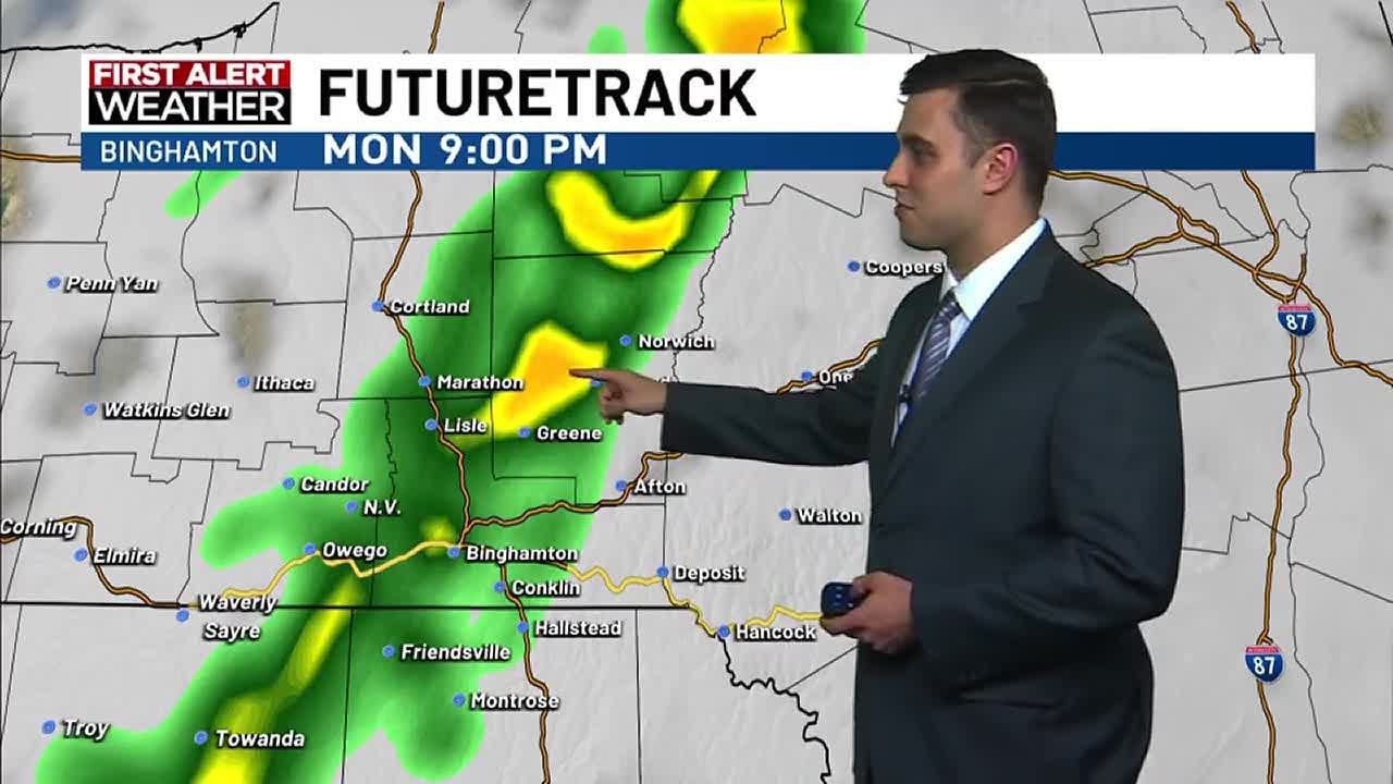 FIRST ALERT: Heavy rain possible this evening and Tuesday morning - YouTube