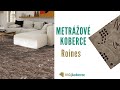 Metrážový koberec Roines brown video