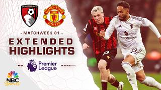 Bournemouth v. Manchester United | PREMIER LEAGUE HIGHLIGHTS | 3/20/2026 | NBC Sports