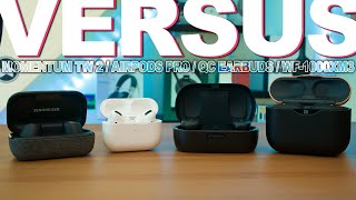 Bose QC Earbuds Vs AirPods Pro Vs Sony WF-1000XM3 Vs Sennheiser Momentum TW 2