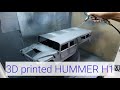 3D Printed 1:10 Hummer H1 6x6 / How to build 3d printed body