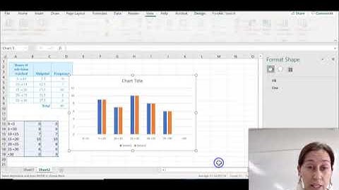 Y9 AC Histograms and Frequency Polygons on Excel