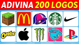 Adivina el Logo en 3 Segundos | 200 Logos Famosos | Quiz de Logos 2024