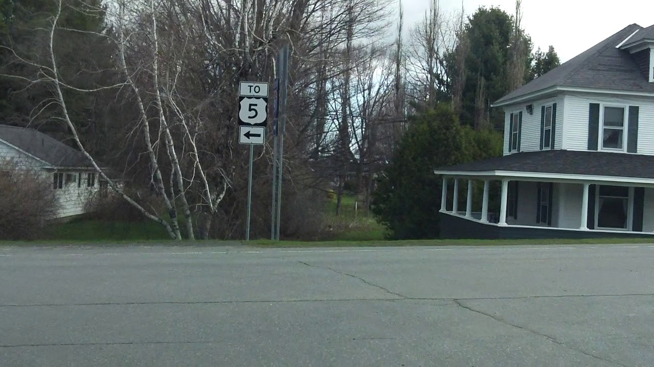Derby Line, VT Village Tour westbound YouTube