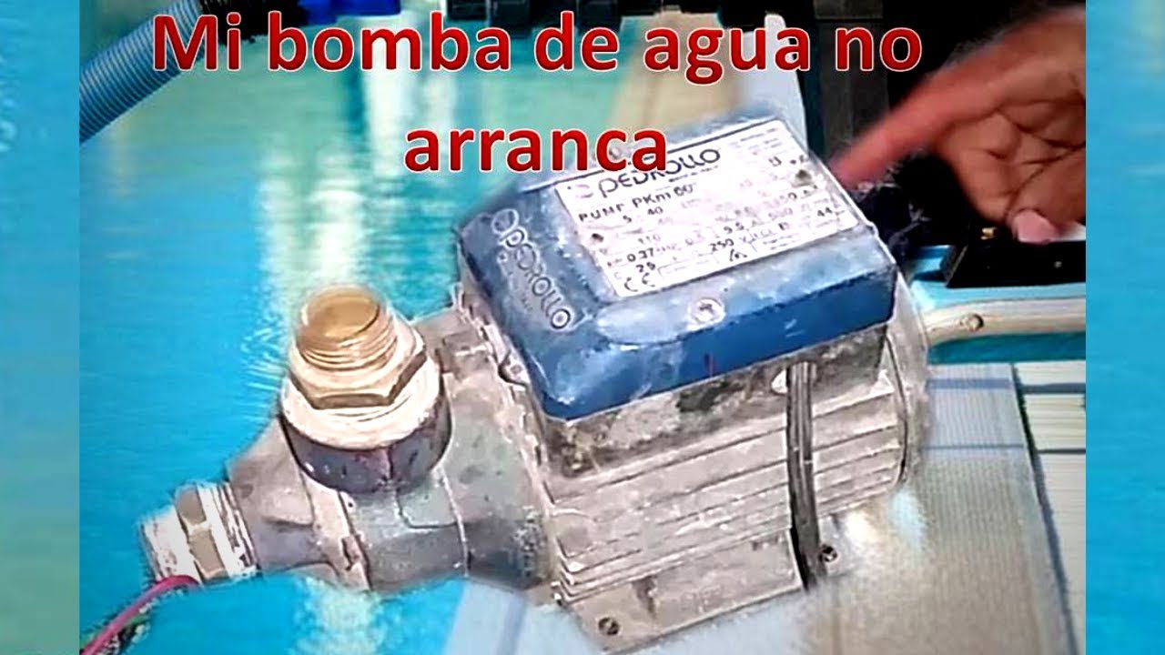 Solución↔Mi bomba de agua no arranca solo zumba - YouTube