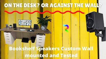 Edifier R1855DB Speakers Wall Mounted versus on a Desk Compared #speakers #edifier