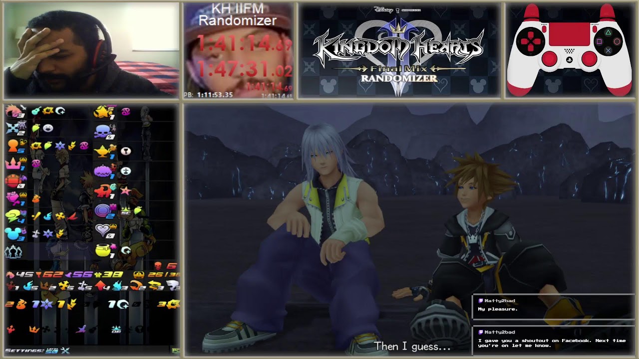 Kingdom Hearts II | Rando | Race vs. cheangalang