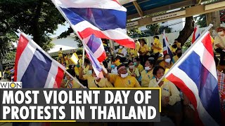 Thailand: 41 people left injured in violent Bangkok protests | Royalists Protests | World News