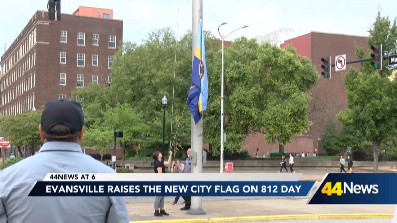 Bandera De Evansville, Indiana Diócesis De Evansville Wikipedia, La