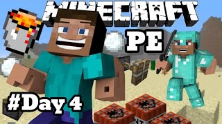 Minecraft PE • Day 4 (Basics)- Iron Armour,House