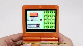Laminated V5 IPS GBA SP Backlight Backlit LCD Replacement Mod Kits F