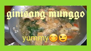 #cooking tipid ulam ginisang munggo