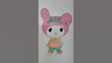 Thumbnail of [🎉Paper Diy🎉]마이멜로디 옷입히기 /종이인형놀이#숏츠 #paperdiy #인형놀이 #종이만들기