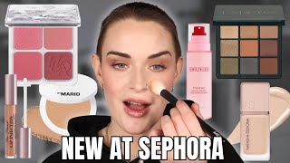 Full Face Using New & Favorite Sephora Products | Huda Blush Palettes + ABH Mini Embers Palette
