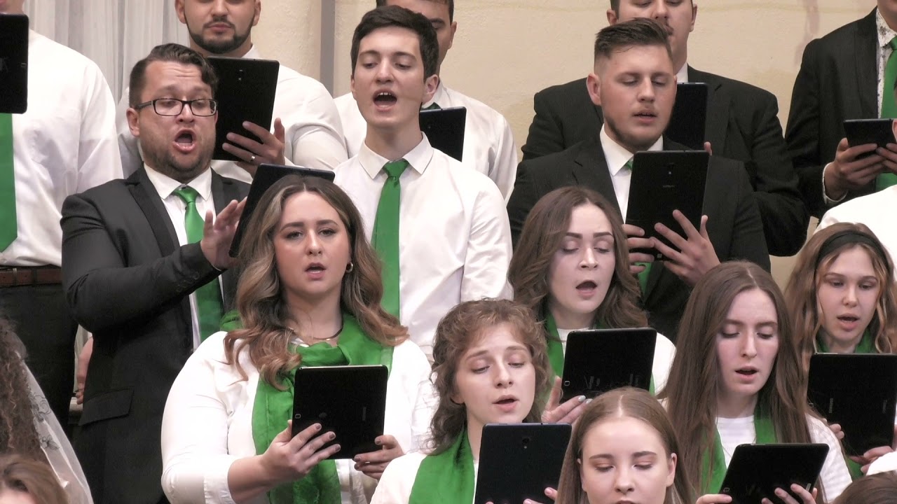 03.28.2021.PM. (Господь велик в словах и делах) Молодежный хор.