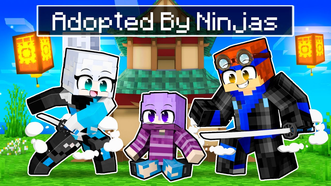 Adopted by Ninjas In Minecraft!