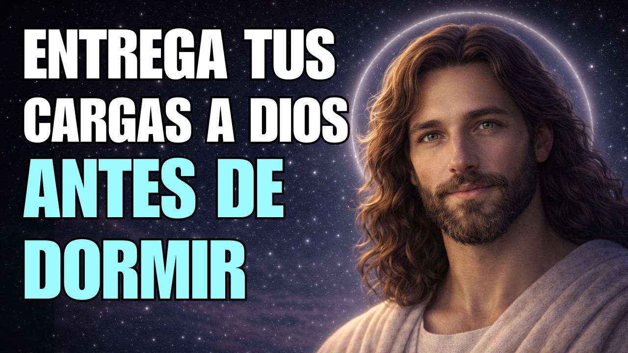 No te duermas sin entregarle tus cargas a Dios. Ora esto esta noche