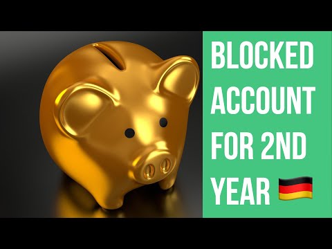 Do You Need Blocked Account for Second Year?