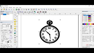 Marking On The Bronze Watch Dial With 25W Em-Smart Basic 2R