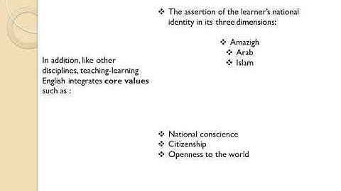 2G  curriculum  & Teaching #values  by  Mr Samir Bounab