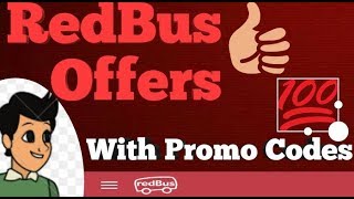 Redbus Promo -Codes & Offers 100% Working 2017