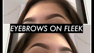 EYEBROWS ON FLEEK TUTORIAL 🔥