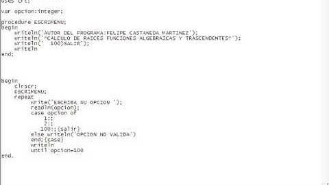 pascal lenguaje de programacion