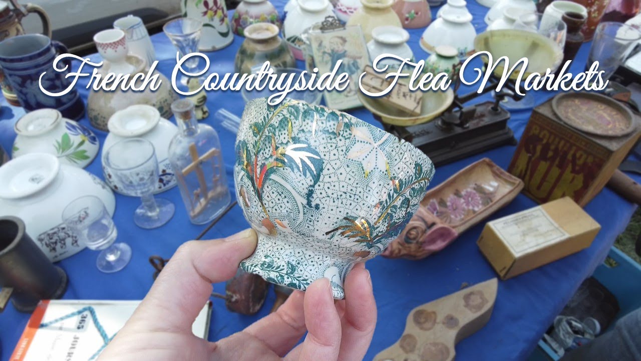 French Countryside Flea Markets with Haul # 60 | Lucky to find this Rare item!!