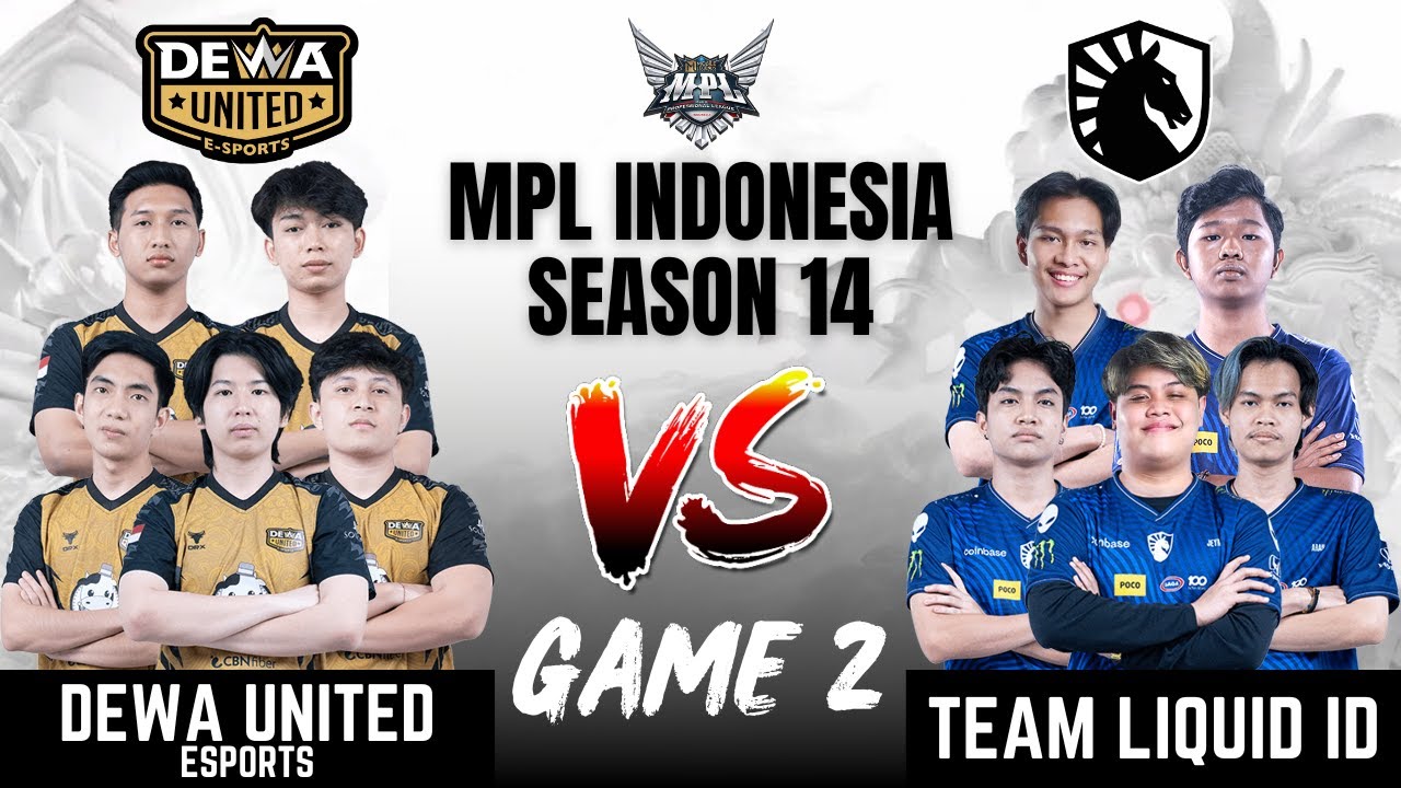 DEWA VS TLID | DEWA UNITED ESPORTS vs TEAM LIQUID ID GAME 2 | MPL ID S14 | ENGLISH - Week 5 Day 3