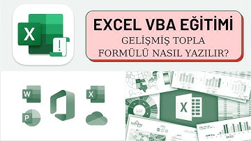 EXCEL VBA Dersleri Gelişmiş Topla Formülü Nasıl Yazılır?