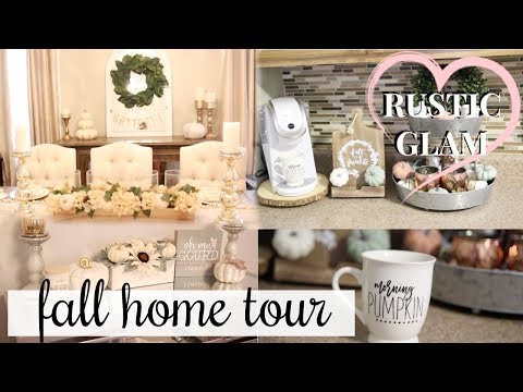 FALL 2018 HOME TOUR | RUSTIC GLAM HOME DECOR!