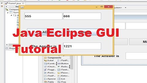 Java Eclipse GUI Tutorial 3 # Database  Connection ( Sqlite )  to Java  Part 1 of 2