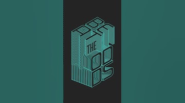 Design a isometric text effect in Adobe illustrator #adobeillustrator #logodesgin #graphicdesign