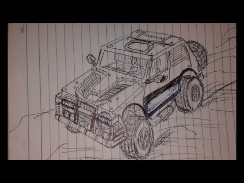  Cara  Menggambar  Mobil  Sport Balap  Off Road How To Draw A 