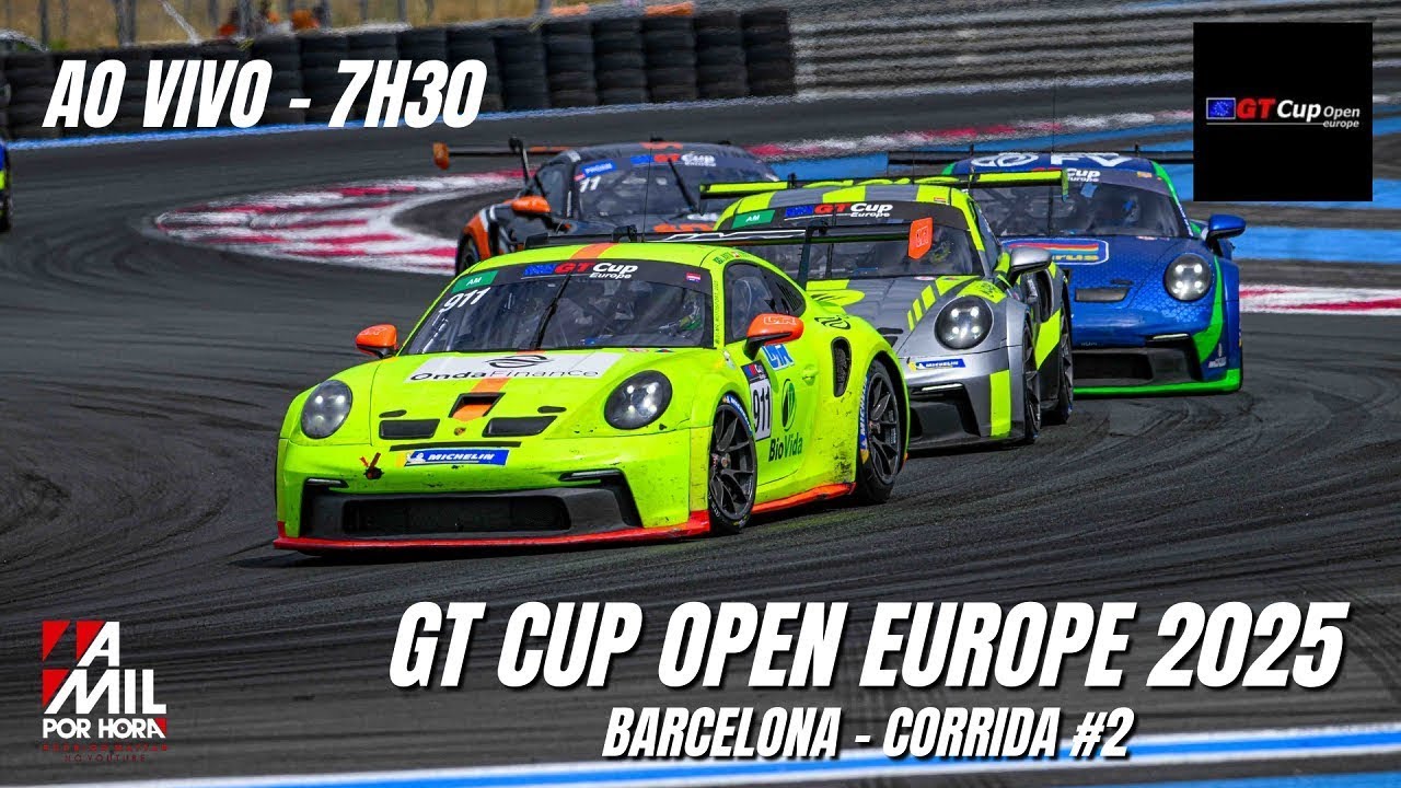 🟪 GT CUP OPEN EUROPE 2025 | BARCELONA - 2ª CORRIDA | AO VIVO E COM IMAGENS